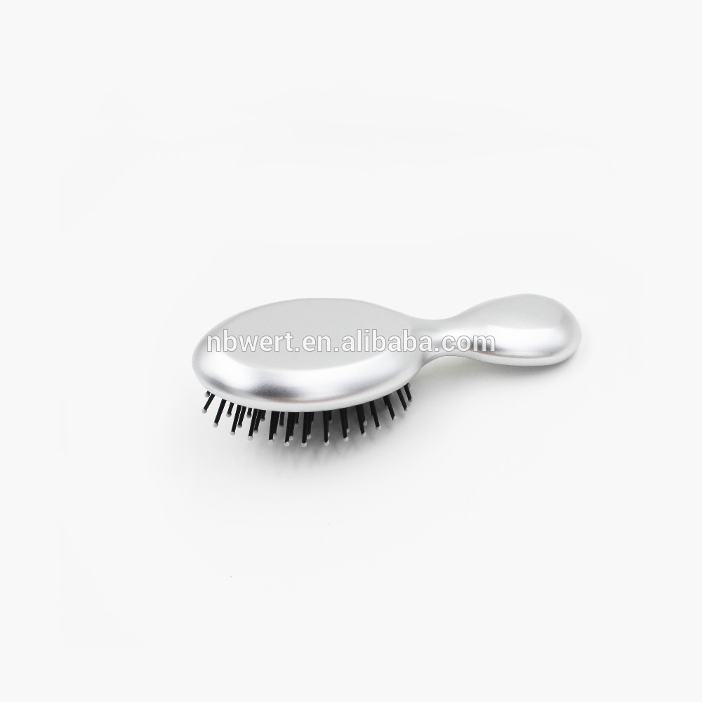 mini pocket boar bristle detangling wet hair brush