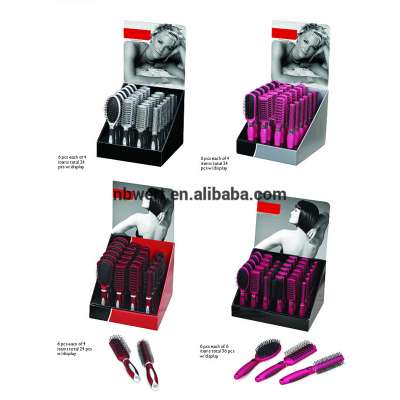 Plastic Hair brush hairbrush Set in Display hairbrush gift set